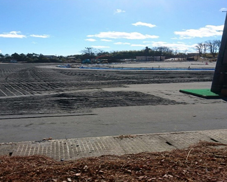 新地町総合運動公園グランド中層材